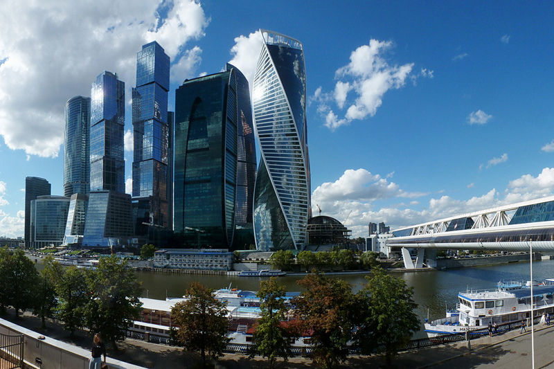 Новый год Москва Сити Панорама 360
